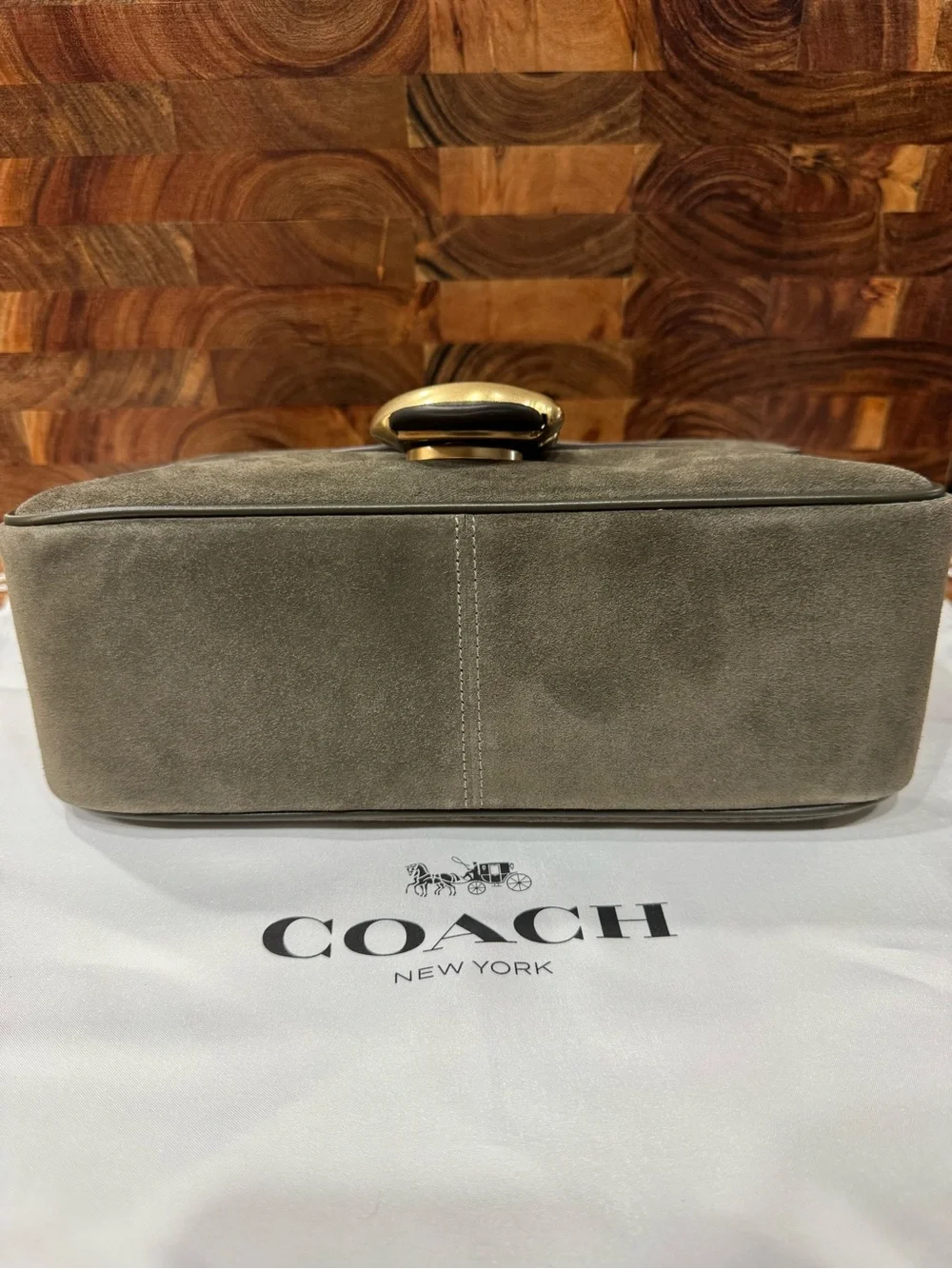 Coach Olive Suede soft Tabby - Picture 12 of 12